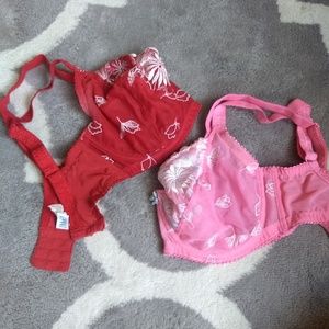 Two 30FF Pour Moi St. Tropez Underwire bras